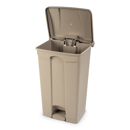 Toter 23 gal Trash Cans, Beige SOF23